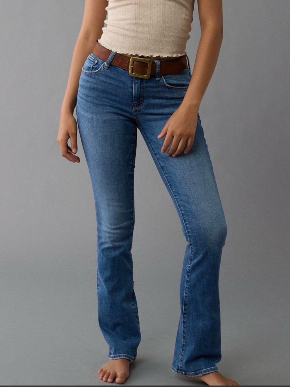 AE Next Level Curvy High-Waisted Skinny Kick Jean
